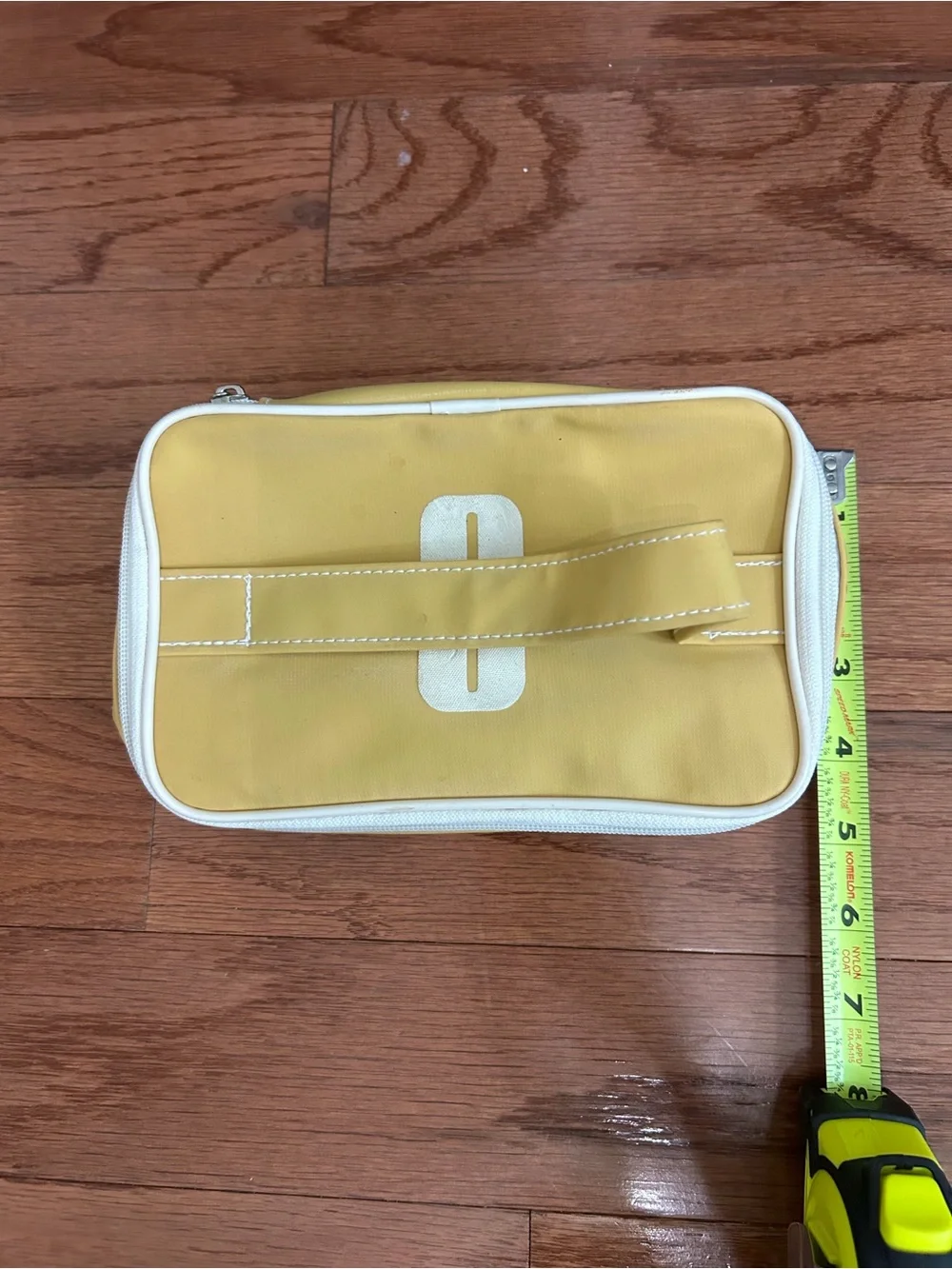 Clinique Yellow Cosmetic Makeup Travel Bag Toiletry Organizer Zip Case